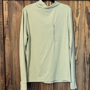 Duck Camp Rockport Hoodie Light Sage Hooded Long Sleeve Top